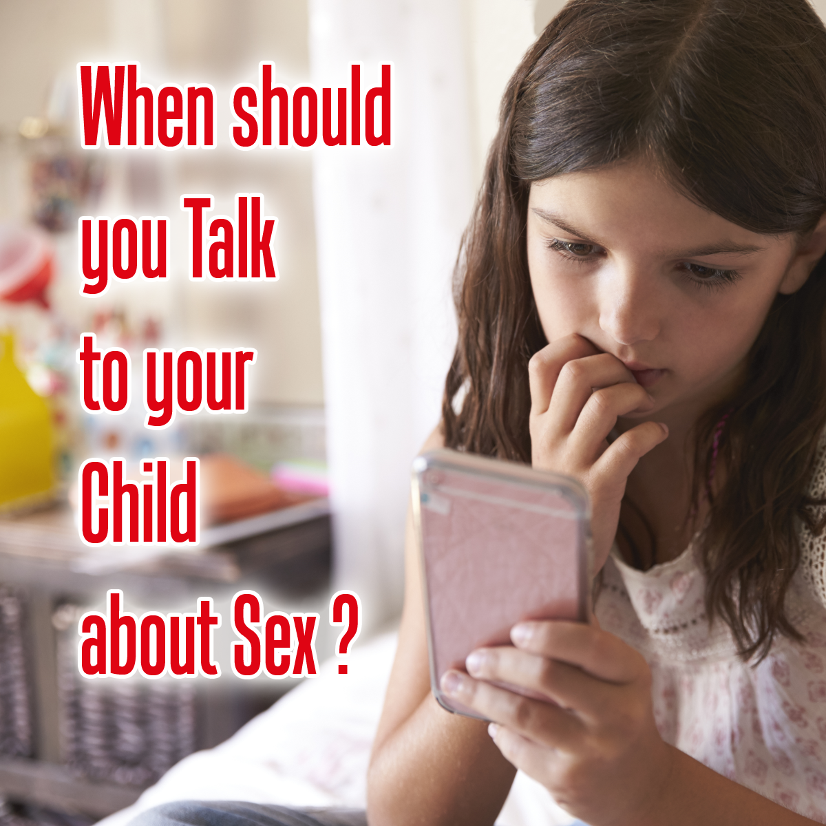 When should you talk to your child about sex?